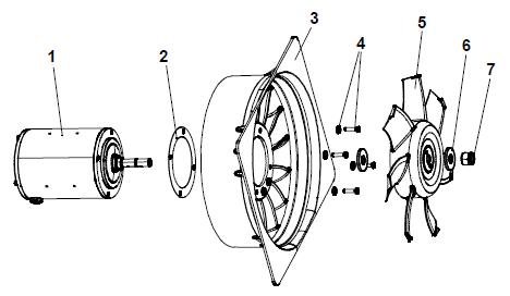 Evaporator Fan Assembly