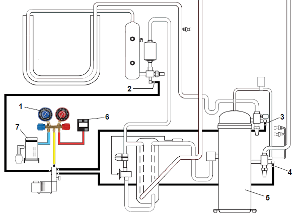 Service Valve Connections4 