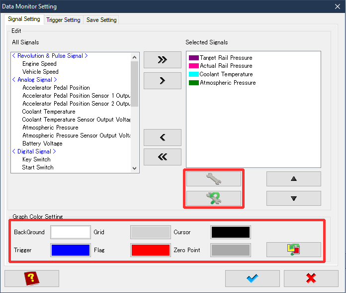 Settings More