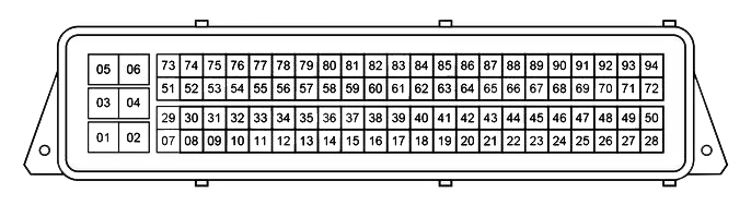 ECU-terminal-layout