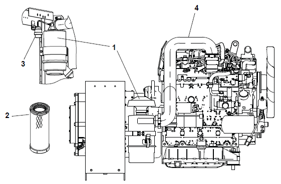 Engine air cleaner
