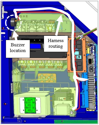 Buzzer-harness-install
